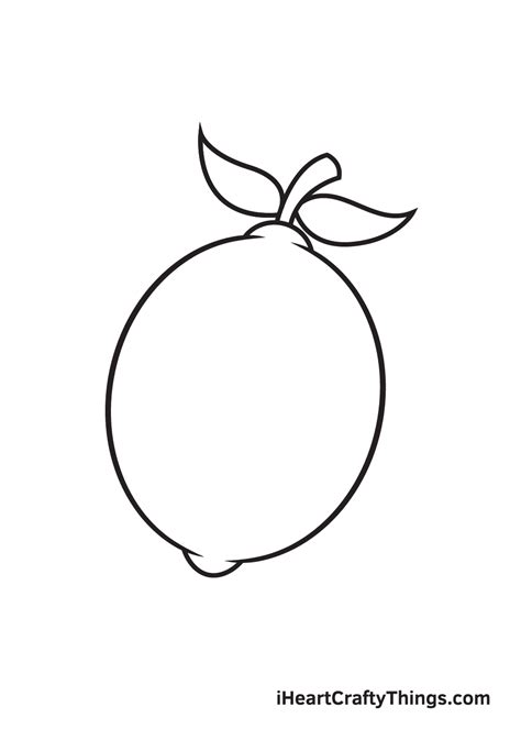 Image result for Simple Lemon Drawing