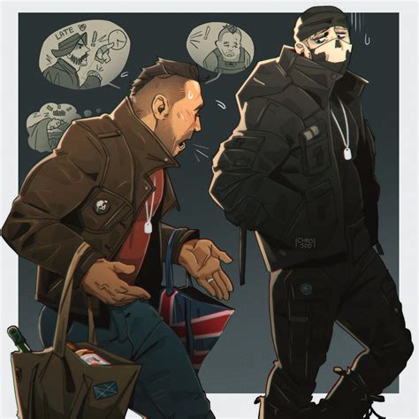 ghost, soap, and captain price (call of duty and 1 more) drawn by chris ...