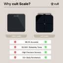 Cult Bluetooth Weight Machine, 50+ Parameters, US FDA Approved, BMI, 10 ...