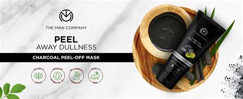 The Man Company Activated Charcoal Peel Off Face Mask for Men | Deep ...