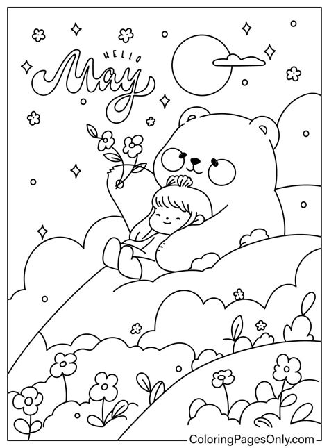 54 May Coloring Pages - Free & Printable for Kids and Adults