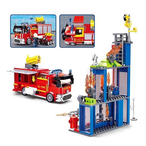 Sluban ‎M38-B0967 Fire Fighting Training Center Building Blocks — Toycra