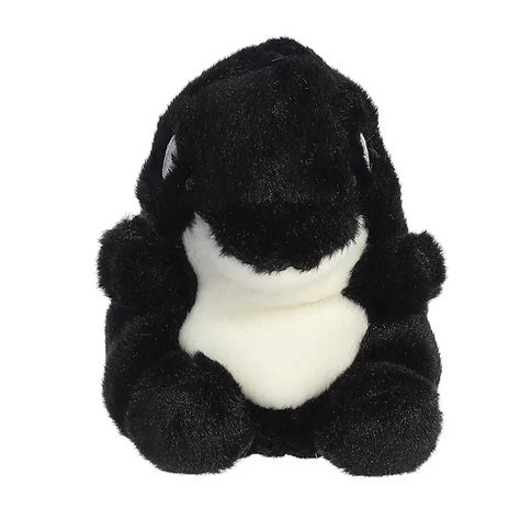 Aurora Mini Black Palm Pals 5" Juneau Orca Adorable Stuffed Animal