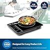 Philips HD4934/00 1300W Induction Cooktop with Triple MOV for 4kW surge ...