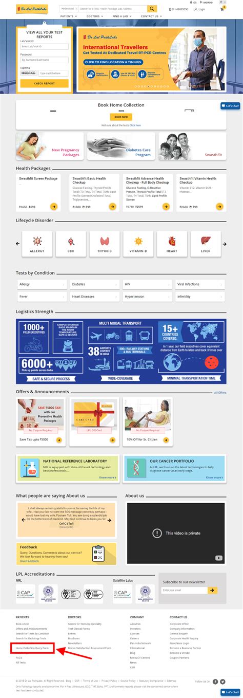 Book Home Collection at Dr Lal Pathlabs