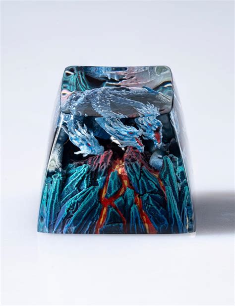 SMELTSTARS Artisan Keycaps, Translucent Dragon Resin ESC Custom India ...