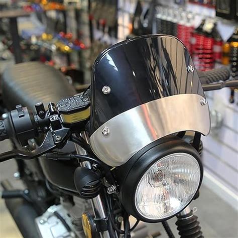 GadiBike Bike Plastic Windscreen Visor Front Windshield Wind Deflectors ...