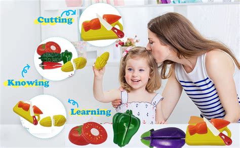 Buy FunBlast Vegetables Play Set Toys - Realistic Sliceable Cutting ...