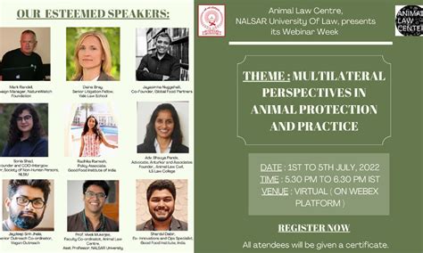 NALSAR, Webinar Series, Animal Protection And Practice