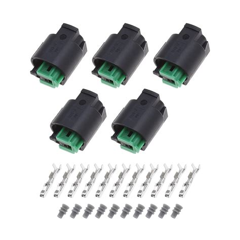 5 Sets 2 Pin Temperature Sensor Connector 1-967644-1 968405-1 Female ...
