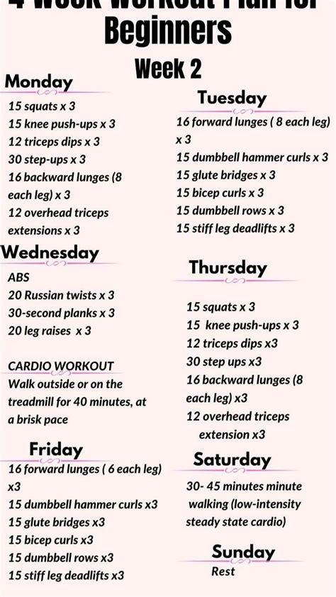 Image result for Beginners Exercise Plan