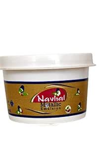 Navhal Ultra Luxury Interior Exterior Wall Metallic Paint-(Orange,.200 ...