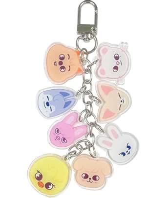 IN-IMAGINE Cartoon Keychain, Kids Set, Keychain Inspired Cartoon ...