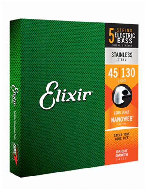 Image result for Elixir 5 String Bass Strings
