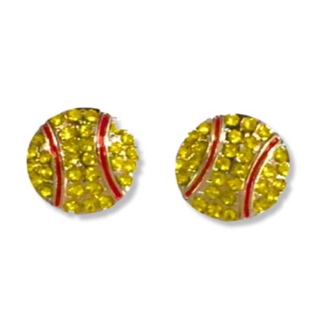 Buy Infinity Collection Softball Earrings- Softball Jewelry - Softball ...