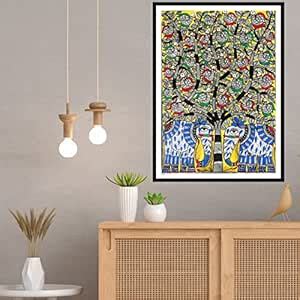 Artdarshan Madhubani Painting for Bedroom, Livingroom, Diningroom, Home ...
