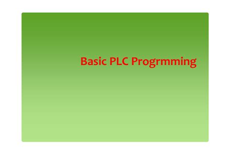 Image result for Basic plc Program