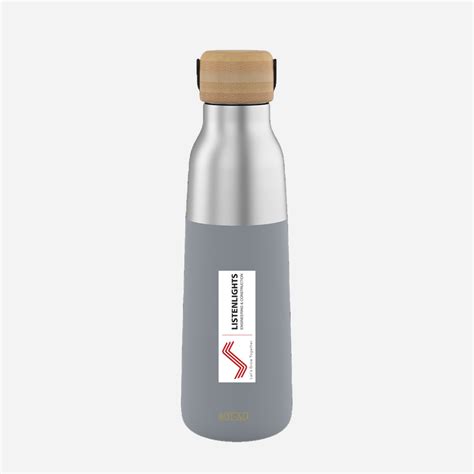 Eco-Friendly Vacuum Flask | Bamboo Lid | 500ml – Listenlights Brand Store