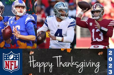 NFL Football: Thanksgiving Day 2023 - Downfield Read