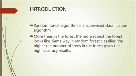 Algorithme De Random Forest 的图像结果