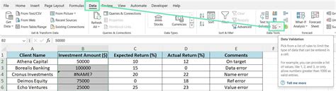 Image result for Tracking Error Excel Sheet