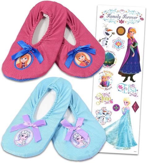Disney Frozen Anna And Elsa Slipper Socks For India | Ubuy