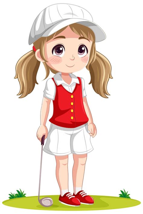 Female golfer cartoon Images - Free Download on Freepik