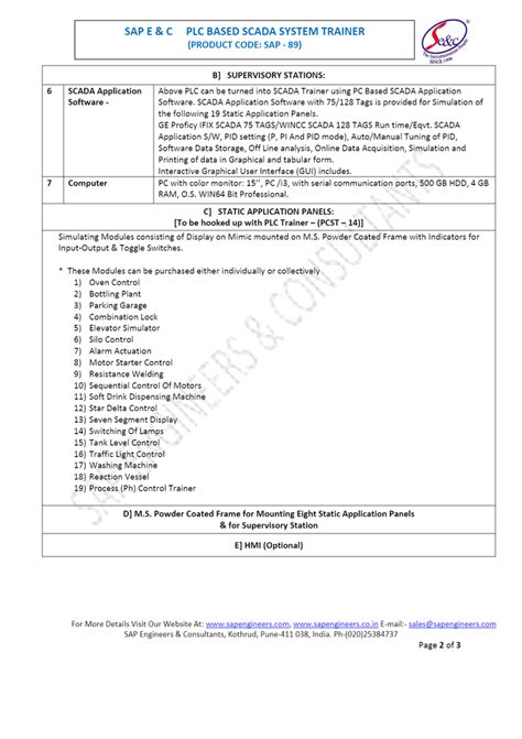 Image result for SCADA System for Trainer