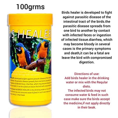 Star Farms Birds Healer Health Supplements For Pet Birds - 100g ...