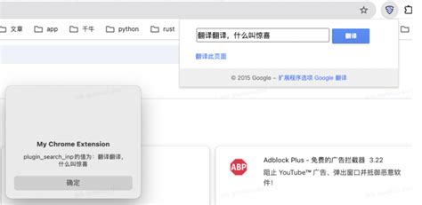 Add Chrome JavaScript 的图像结果
