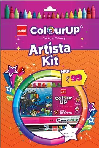 Cello ColourUp Celebration Kit | Colouring Kit includes Crayons, Sketch ...