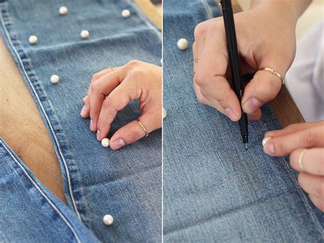 DIY Pearl Embellished Denim – Honestly WTF