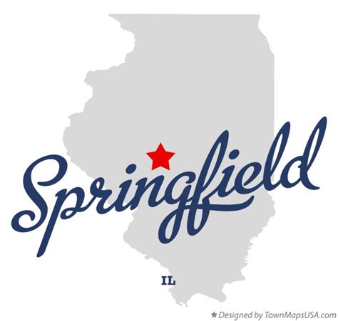 Image result for Springfield IL Map
