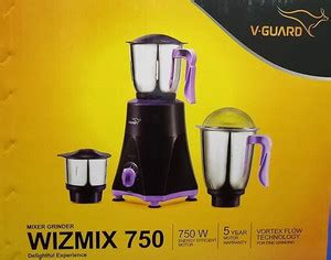 V-Guard Wizmix 750 W Juicer Mixer Grinder Price in India - Buy V-Guard ...