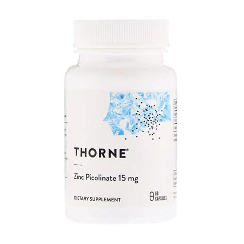 БАД Thorne Research Zinc Picolinate / Пиколинат цинка - «Цинк надо пить ...