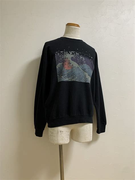 Design Crew Neck Print Sweat Shirt | Link