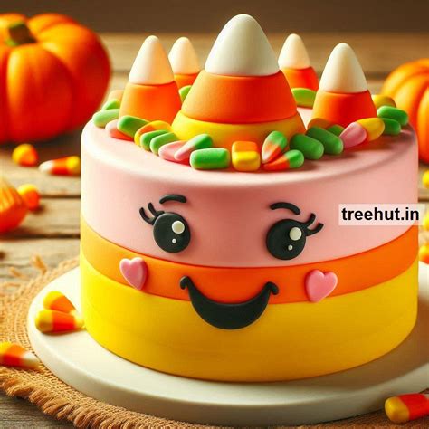 Candy Corn Cake Ideas and Fall Cake Decoration Ideas and Techniques