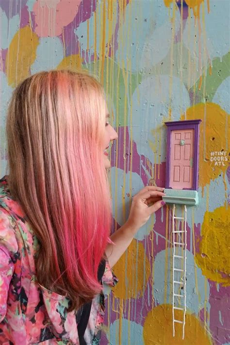 What's behind all those tiny doors in Atlanta? Their creator wants you to use your imagination ...