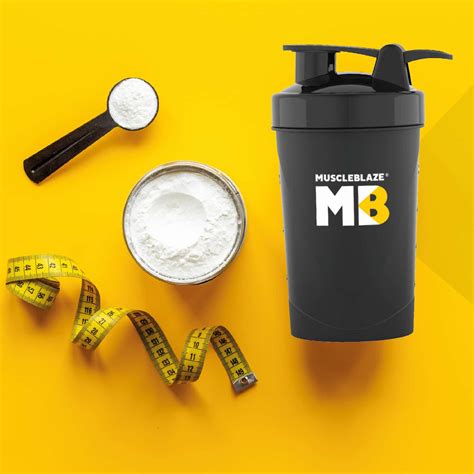 Buy MUSCLEBLAZE COMPACT SHAKER, PROTEIN SHAKER BOTTLE, GYM SHAKER, 100% ...