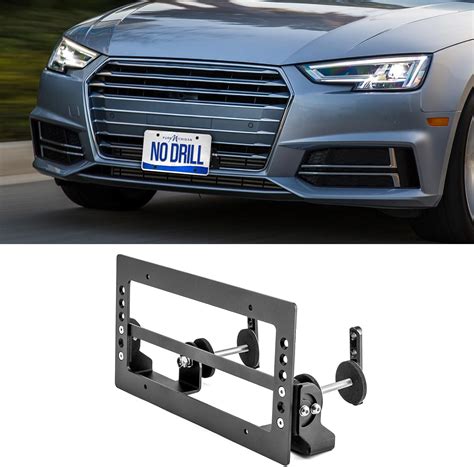 Amazon.com: ROMELACK Grille License Plate Holder Front Mount Bracket All-Around Adjustable No ...