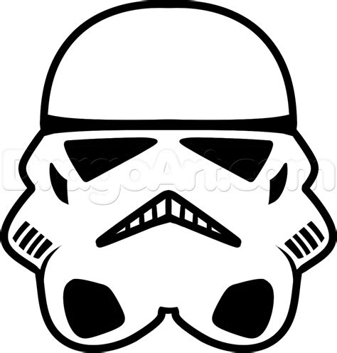 How to Draw a Stormtrooper Easy, Step by Step, Star Wars Characters ...