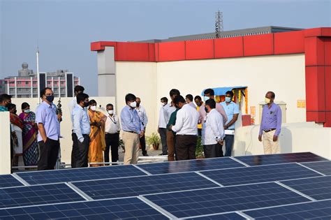 Inauguration of the 450 kWp Roof Top Solar Plant by Prof. Santosh ...