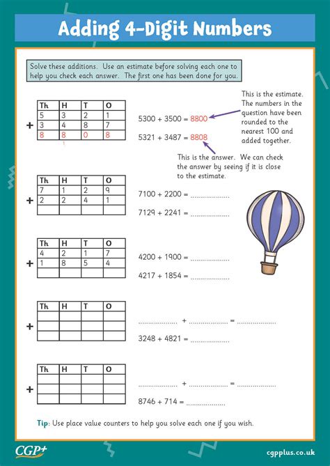 Image result for How to Add Four-Digit Numbers