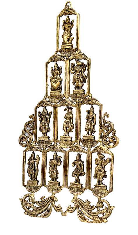 eSplanade - Brass Vishnu Dashavatar Dashavatara Dasavatharam - Ten ...
