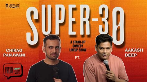 SUPER 30 : A Stand-up Comedy Lineup Show, Nerds Of Comedy, Gurgaon, 31 ...