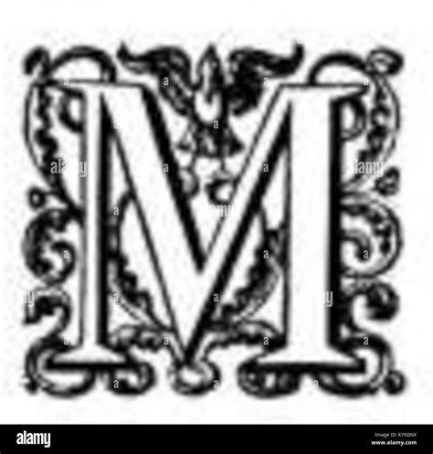 The Letter M In Fancy Cursive