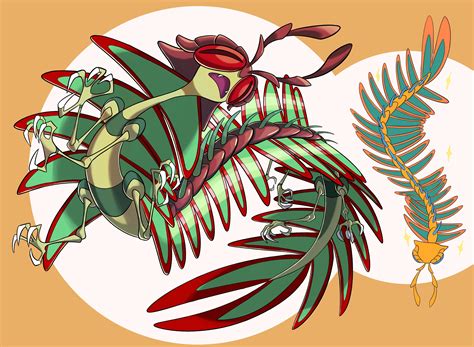 [OC] I was trying to come up with a Bug/Dragon variant for Flygon, but ...