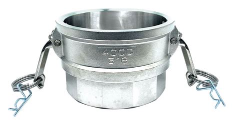 4 in Coupling Size, 4"-8 Thread Size, Cam and Groove Coupling - 55MW10 ...