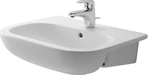 Buy Duravit 0339550000 D-Code Semi Recessed Furniture Sink Online at ...