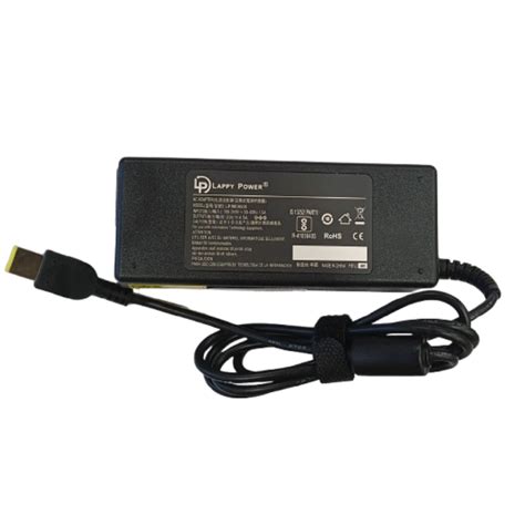 Buy Laptop Adapter compatible for LENOVO (90W 4.5A 20V) Slim Tip Yellow ...
